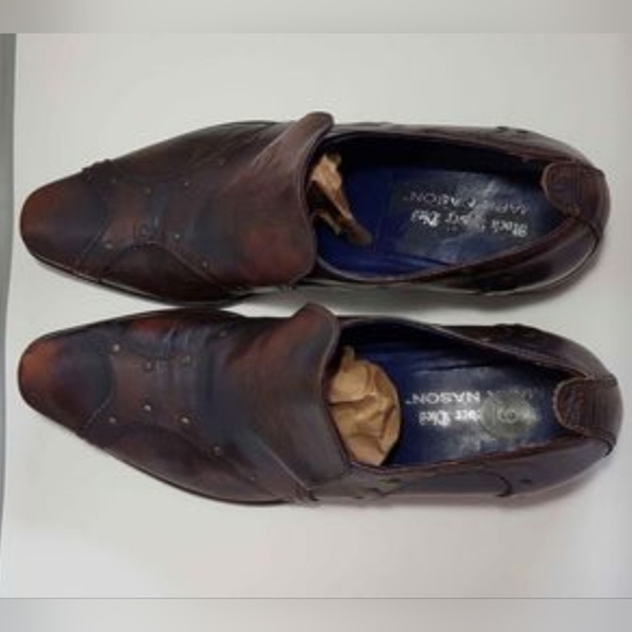 MARK NASON DRAGOON CASUAL SHOE MADE IN ITALY "GENUINE LEATHER" MEN'S SZ9 "USED" - Picture 8 of 9